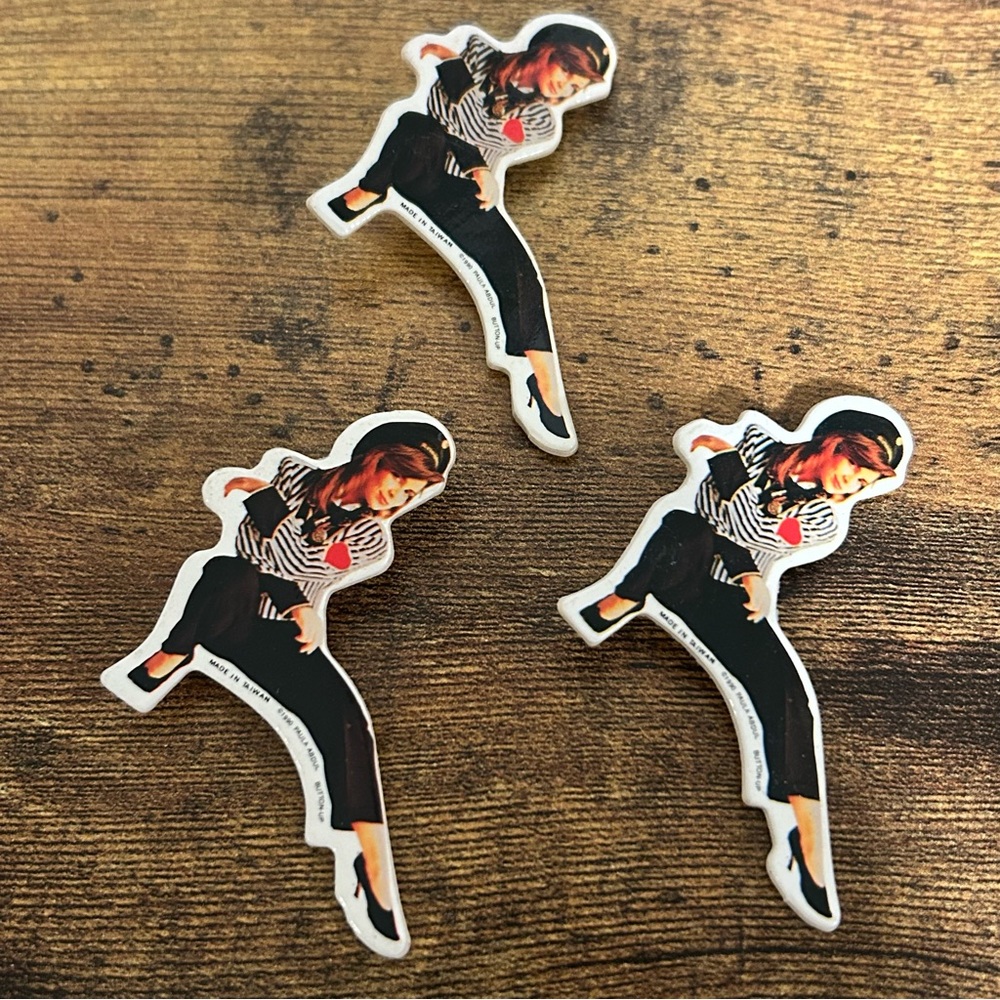 VTG 90’s Pop 1990 Paula Abdul Pin pinback button dance r&b